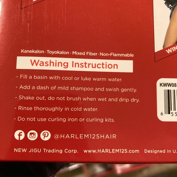 COPY - Harlem 125 Kima Braid Wind Wave 08" (KWW08) Color 4 Dark Brown - Picture 8 of 16